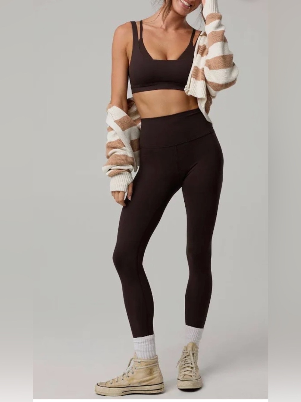 Offline by aerie High-Waist Chocolate Brown Leggings